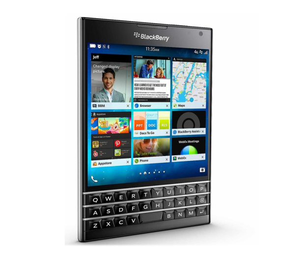BlackBerry Passport czarny - 219824 - zdjęcie 2